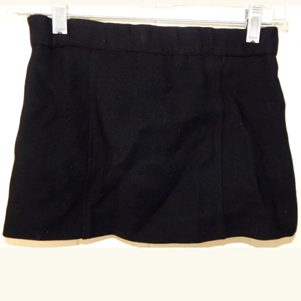 Milly Minis Girls Black Twill Mini Skirt